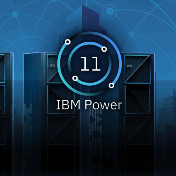 Imagem promocional do IBM Power11 destacando seus principais diferenciais: alta disponibilidade com zero downtime, desempenho otimizado para inteligência artificial e bancos de dados, integração com IBM Cloud e multicloud, e eficiência energética com menor consumo e footprint.