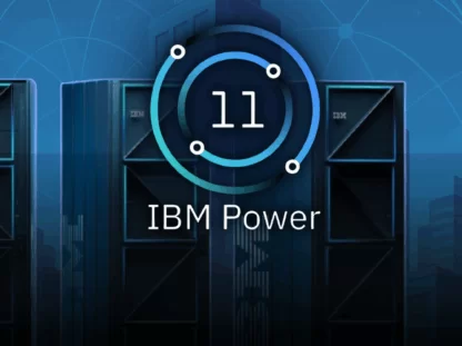 Imagem promocional do IBM Power11 destacando seus principais diferenciais: alta disponibilidade com zero downtime, desempenho otimizado para inteligência artificial e bancos de dados, integração com IBM Cloud e multicloud, e eficiência energética com menor consumo e footprint.